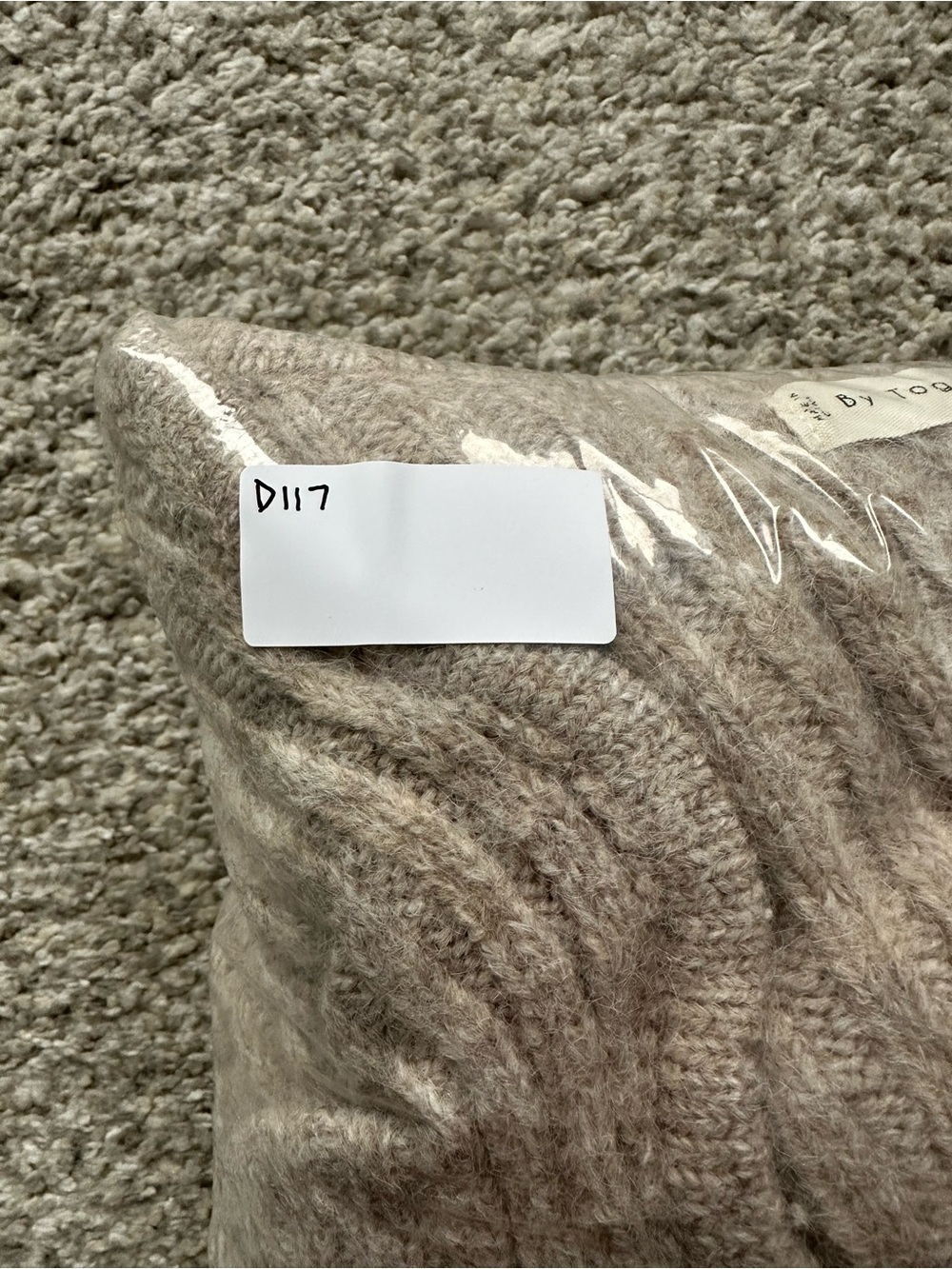 Women’s By Together Tan V-Neck Cozy Sweater - Picture 7 of 7